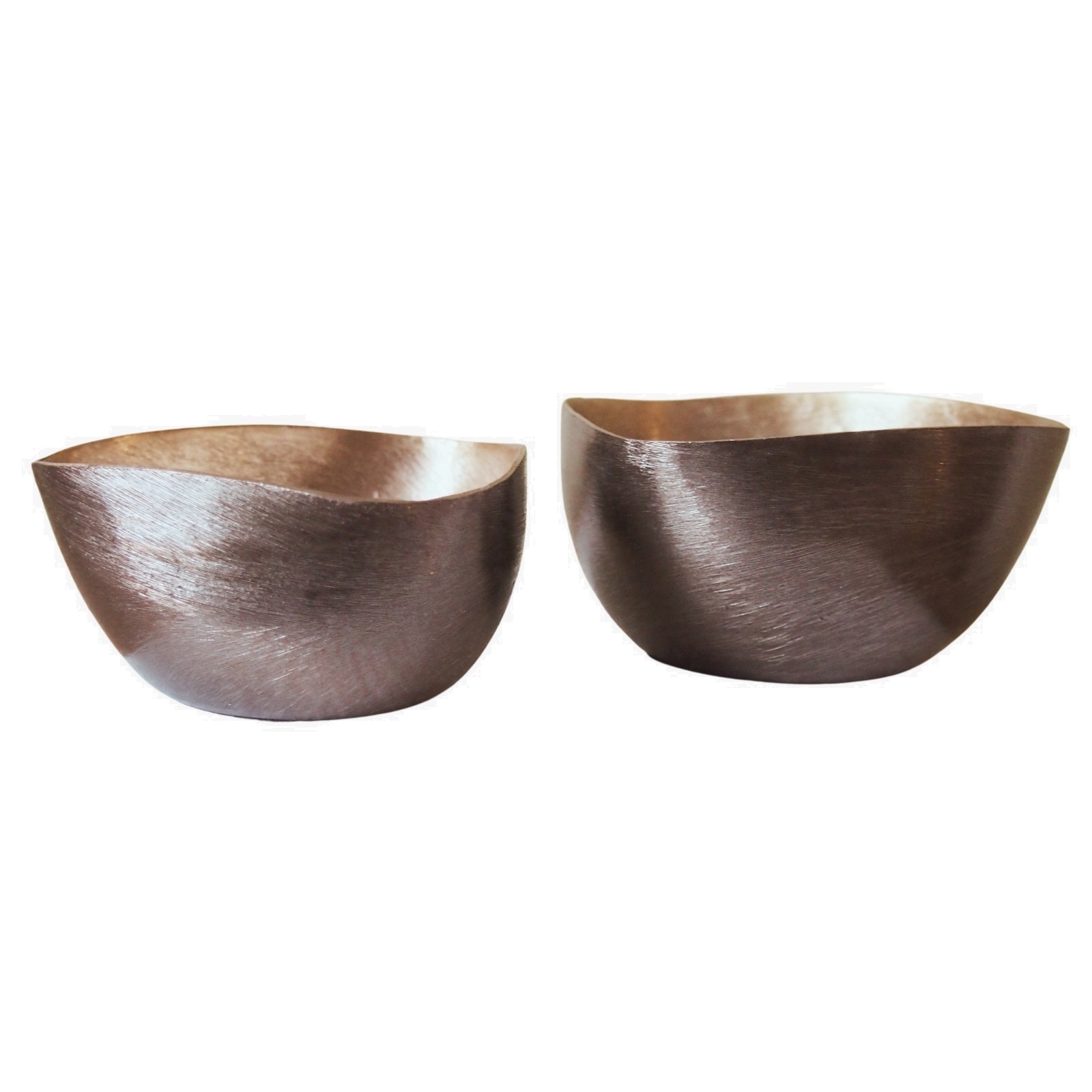 Set 2 boluri Maiva, Botze, interior auriu