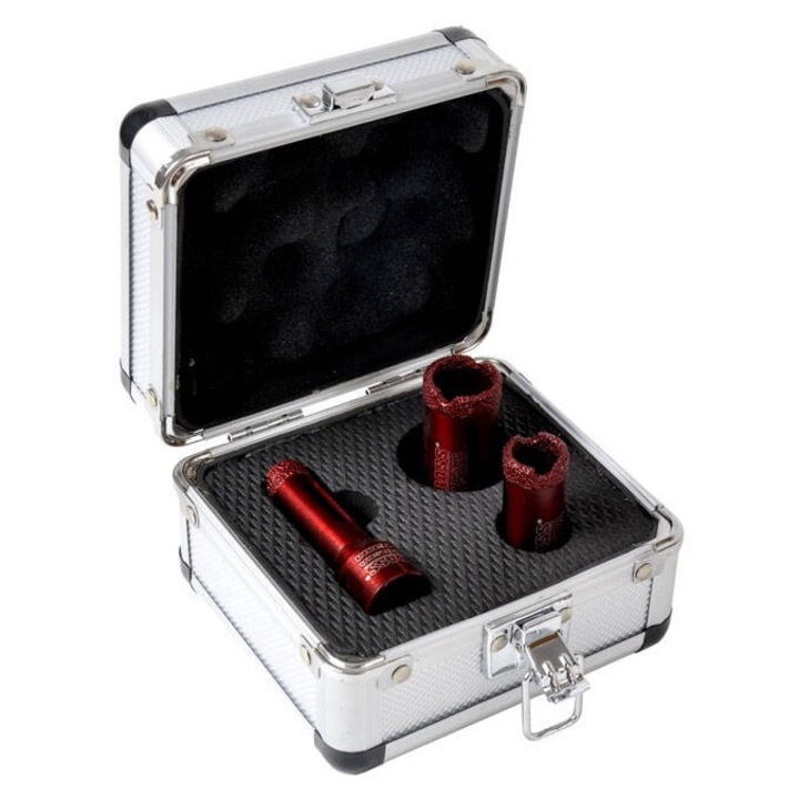 Set carote diamantate piatra gresie faianta beton 16-25mm M14 4piese (BP-1990)