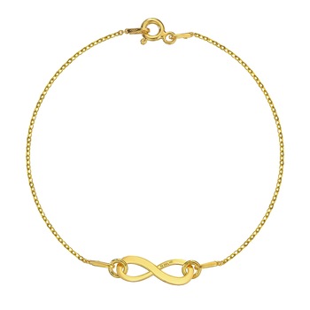 Bratara Aur 585 - 14K cu charm Infinit Bratara Aur 585 - 14K cu charm Infinit