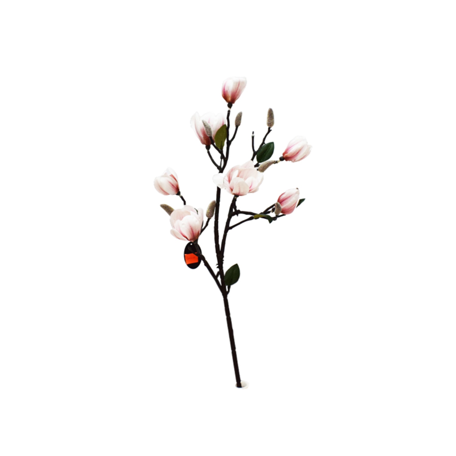 Planta artificiala cu 8 fire, Naimeed D3120, culoare Alb / Roz, 90 x 22 cm