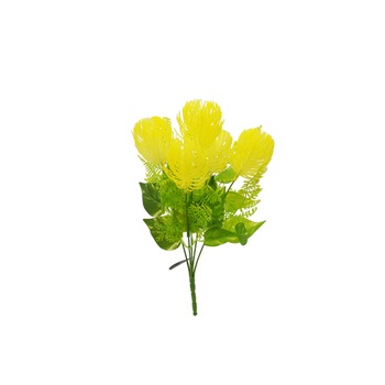 Planta artificiala cu 5 fire, Naimeed D3078, culoare Galben, 37 x 11 cm Planta artificiala cu 5 fire, Naimeed D3078, culoare Galben, 37 x 11 cm