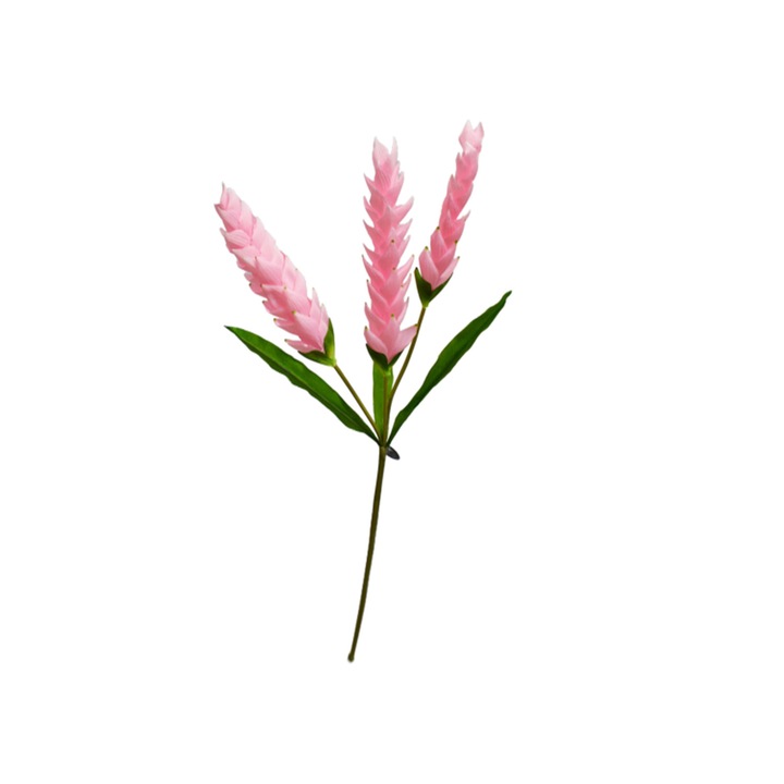 Planta artificiala cu 3 fire, Naimeed D3121, culoare Roz, 105 x 13 cm