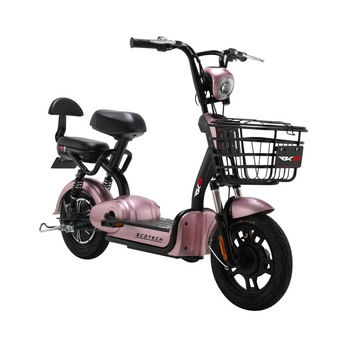 Bicicleta electrica Ecotech, 250W, 25km/h, Roz Bicicleta electrica Ecotech, 250W, 25km/h, Roz