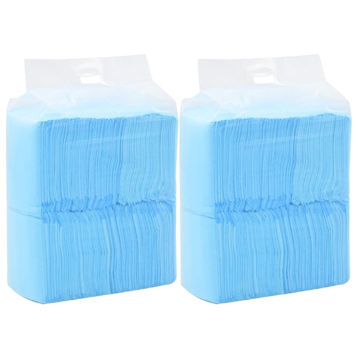 Set de 200 covorase igienice pentru caini, vidaXL, 60 x 60 cm