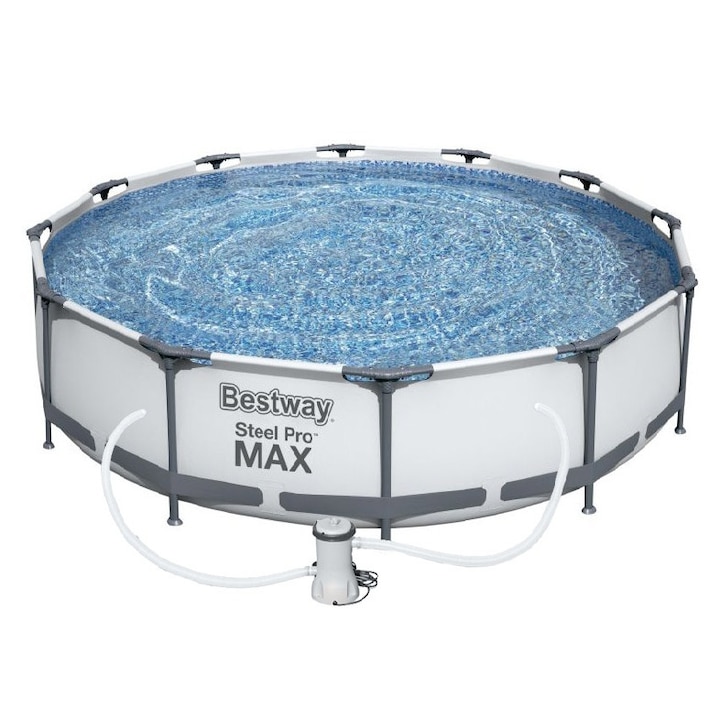 Bestway Steel Pro Max MAUI Superior Fémvázas kerti medence vízforgatóval, 305 x 76 cm
