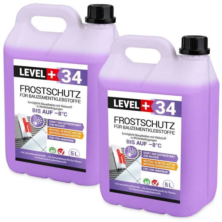 Set 2 sticle protectie adeziva LEVEL PLUS, 10 l