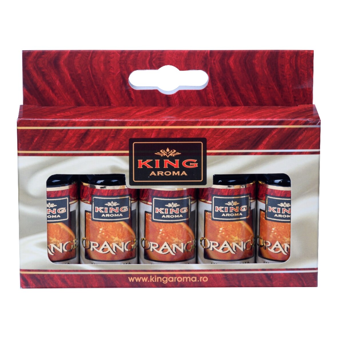 Pachet 5 uleiuri aromaterapie Orange, Kingaroma, 10 ml