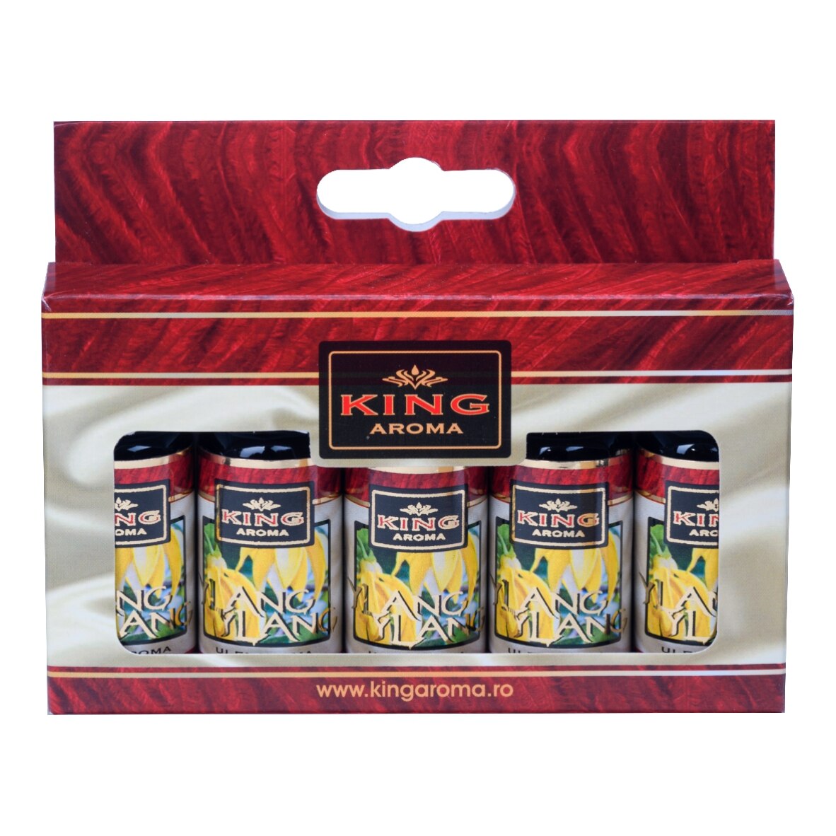 Pachet 5 uleiuri aromaterapie Ylang Ylang, Kingaroma, 10 ml