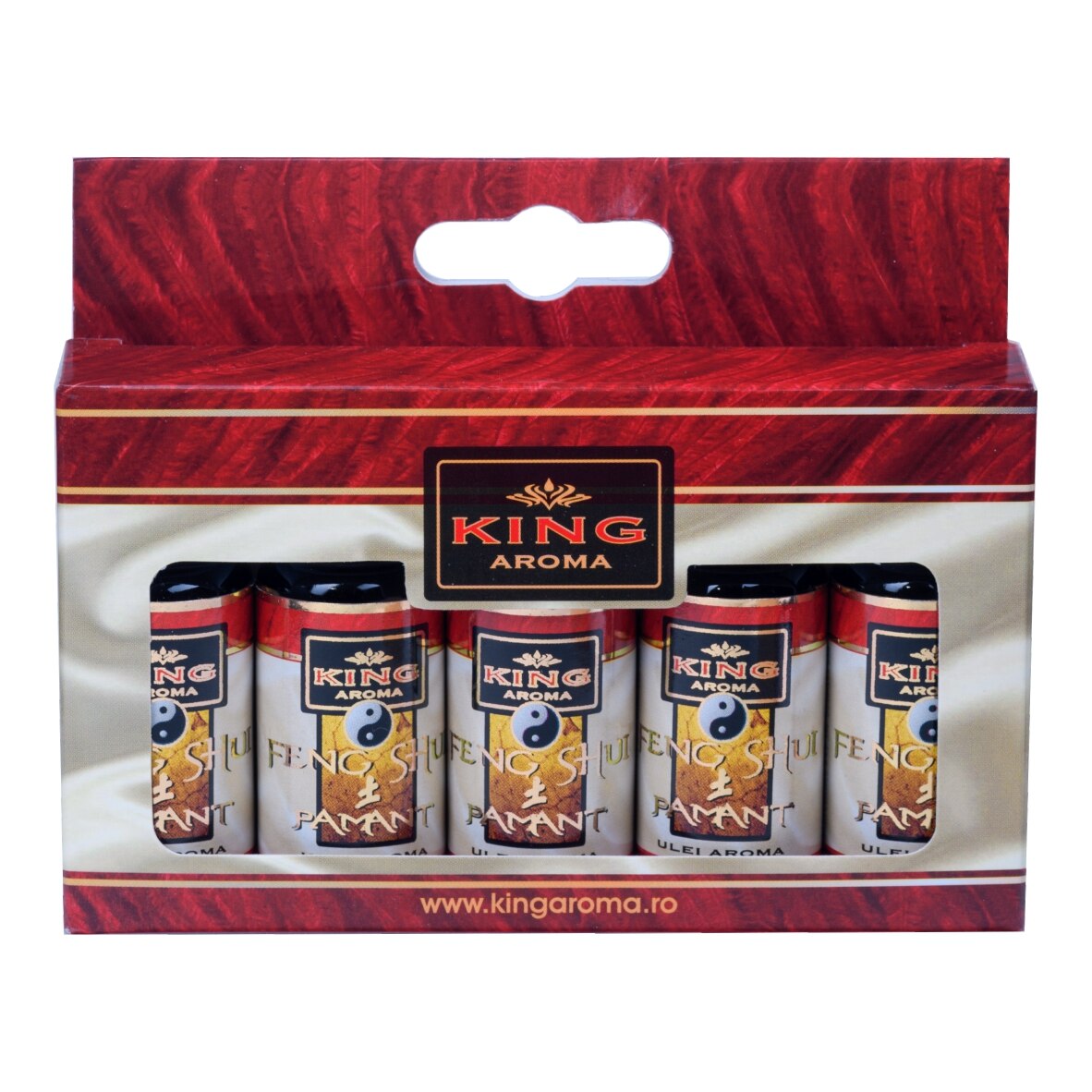 Pachet 5 uleiuri aromaterapie Feng Shui Pamant, Kingaroma, 10 ml