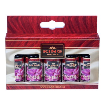 Pachet 5 uleiuri aromaterapie Zambila, Kingaroma, 10 ml Pachet 5 uleiuri aromaterapie Zambila, Kingaroma, 10 ml