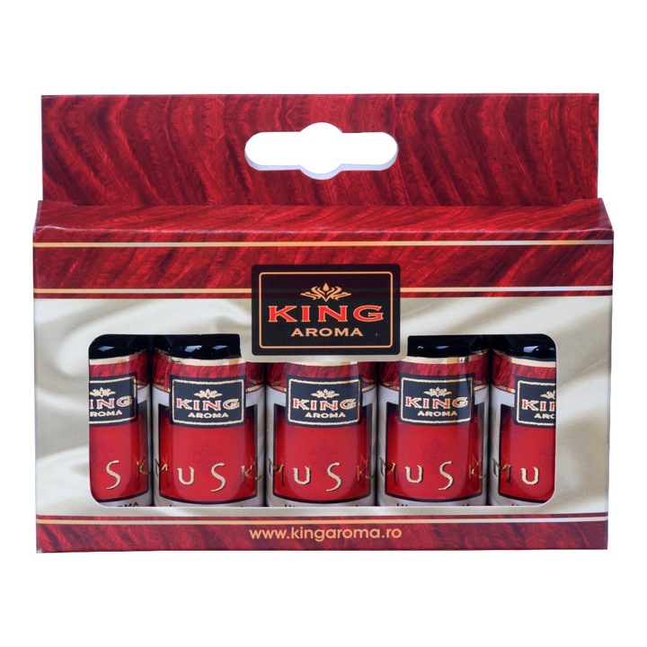 Kingaroma 5 darabos aromaterápiás olaj csomag, pézsma, 10 ml