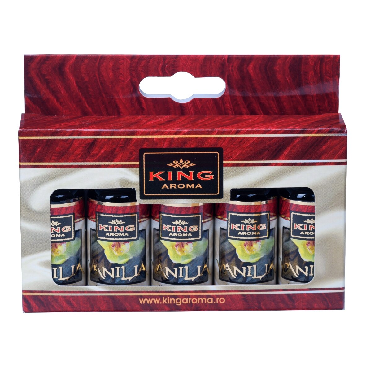 Pachet 5 uleiuri aromaterapie Vanilie, Kingaroma, 10 ml