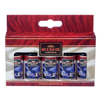 Pachet 5 uleiuri aromaterapie Iris, Kingaroma, 10 ml Pachet 5 uleiuri aromaterapie Iris, Kingaroma, 10 ml