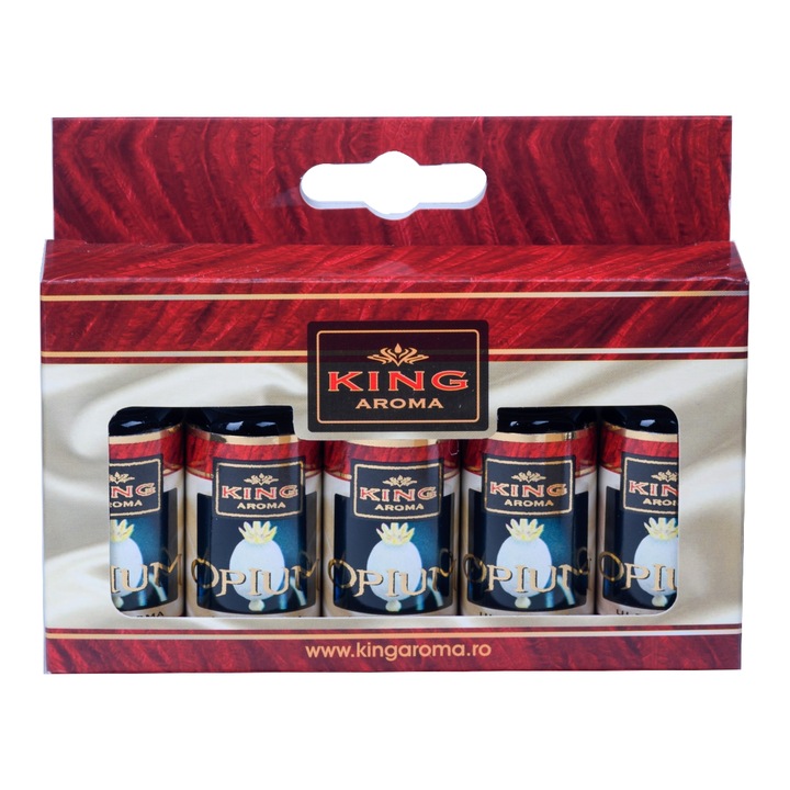 Kingaroma 5 darabos aromaterápiás olaj csomag, ópium illat, 10 ml