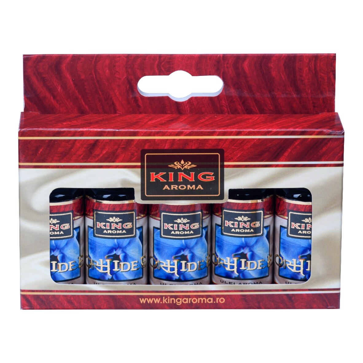 Pachet 5 uleiuri aromaterapie Orhidee, Kingaroma, 10 ml