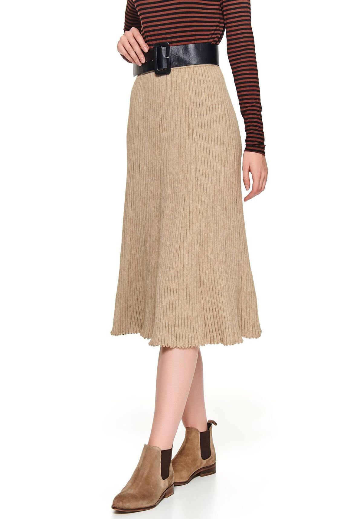 Fusta pentru femei, TOP SECRET, SSD1445, Bej