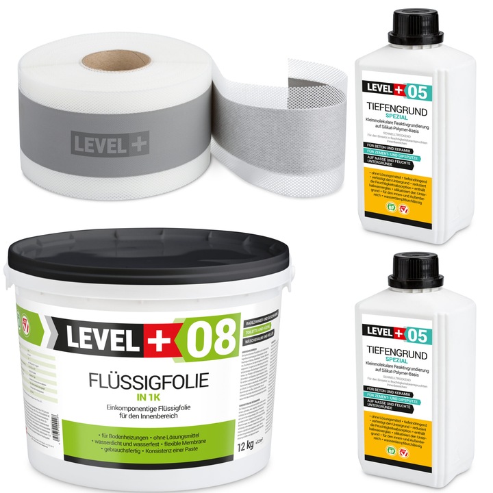 Level Plus szigetelő készlet, 05, 08 / 12 kg