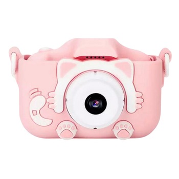 Camera foto copii, + SD card 1080P HD, 2.0 inch, 12MP, 1920 x 1080, 600 mAh, pisica, roz Camera foto copii, + SD card 1080P HD, 2.0 inch, 12MP, 1920 x 1080, 600 mAh, pisica, roz
