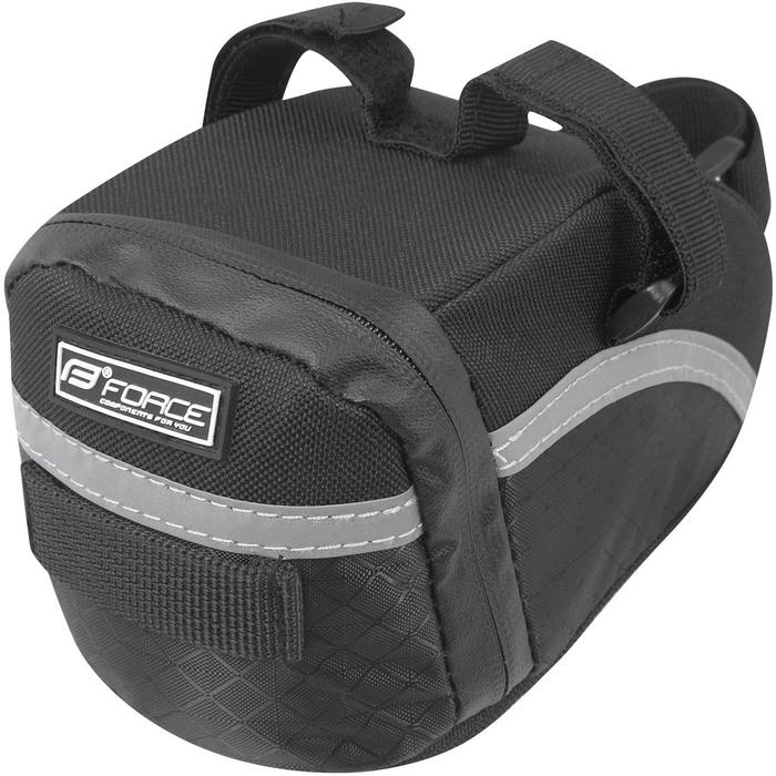 Geanta pentru roti, sub scaunul FORCE RIDE M, 0.8 L, negru