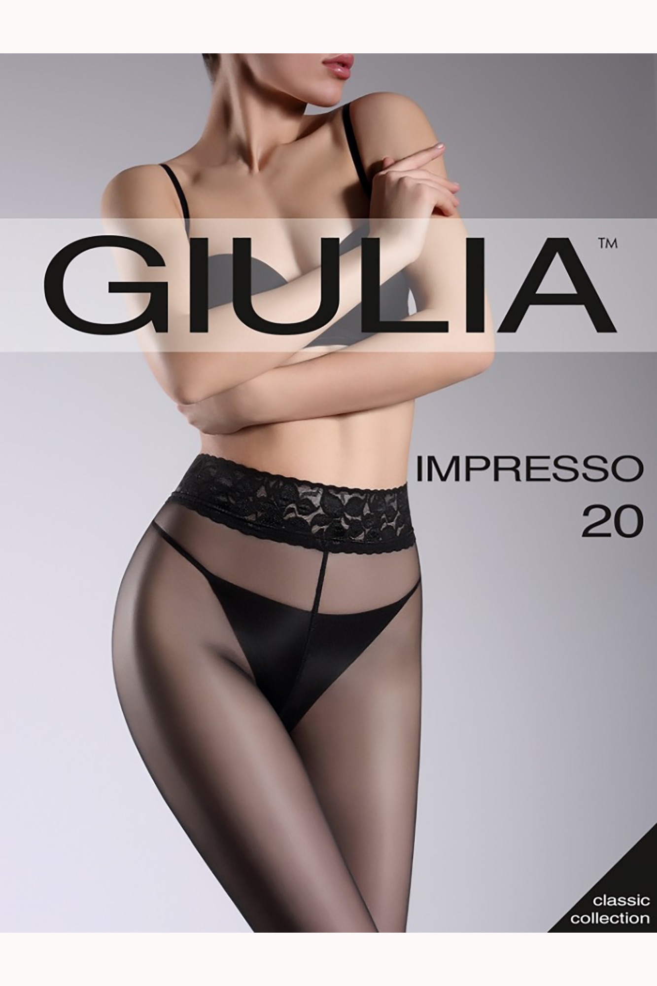 Dres Impresso, Giulia, 20 DEN, Negru, Negru