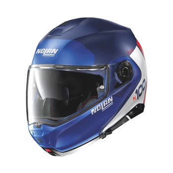 Casca moto NOLAN Flip-up N100-5 PLUS DISTINCTIVE 029, Albastru/Alb, S Casca moto NOLAN Flip-up N100-5 PLUS DISTINCTIVE 029, Albastru/Alb, S