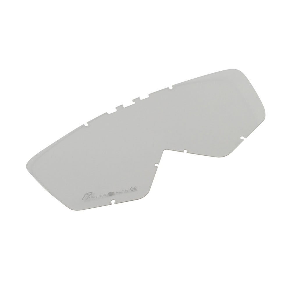 Viziera ochelari offroad Ariete, transparenta, fara pini