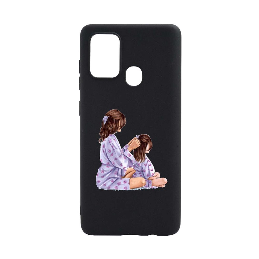 Husa Silicon Girl - Mom, compatibila cu Motorola Moto G60, rezistenta la uzura, anti-alunecare, B553