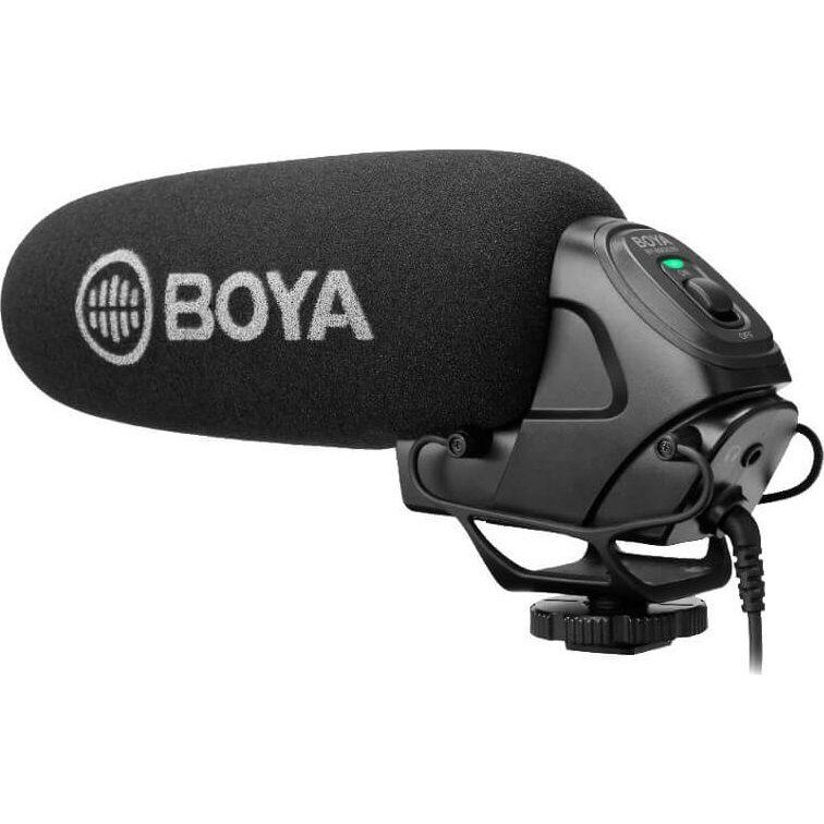 Microfon Boya BY-BM3030, shotgun directional, Negru