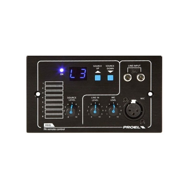 Modul comanda locala pentru Matrix 88, RJ45/CAT5, reglaj volum, R88, Proel