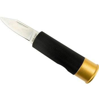 Briceag model cartus Jack Pyke, ABS, lama 3.8 cm, otel inoxidabil, inchis 7 cm, deschis 11 cm, negru Briceag model cartus Jack Pyke, ABS, lama 3.8 cm, otel inoxidabil, inchis 7 cm, deschis 11 cm, negru