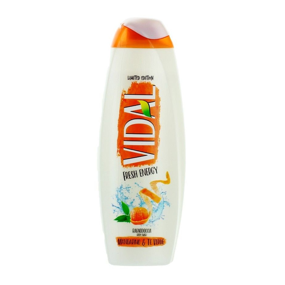 Gel de dus Vidal Mandarin si Ceai Verde, 500 ml