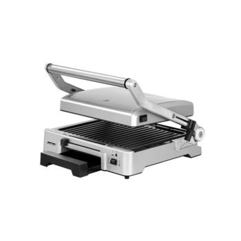 Grill electric MPM MGR-10M, 2000W, temperatura reglabila 150-230 ° C, deschidere 180°, inaltime reglabila a placii superioare, doua moduri de grill, carcasa otel inoxidabil Grill electric MPM MGR-10M, 2000W, temperatura reglabila 150-230 ° C, deschidere 180°, inaltime reglabila a placii superioare, doua moduri de grill, carcasa otel inoxidabil