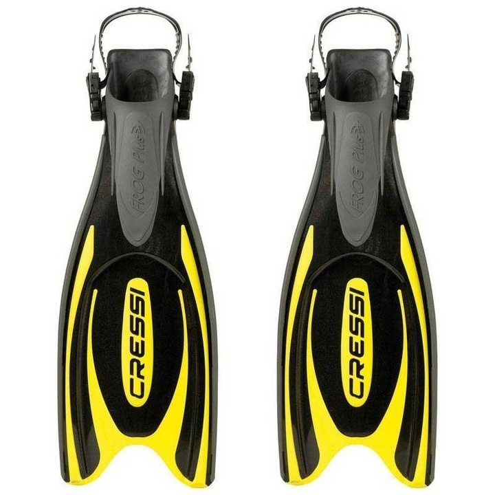 Cressi Frog Plus Uszony, fekete/sárga