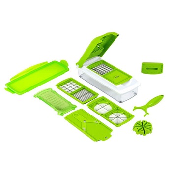 Razatoare multifunctionala Nicer Dicer, decojeste, marunteste, feliaza, face cuburi Razatoare multifunctionala Nicer Dicer, decojeste, marunteste, feliaza, face cuburi