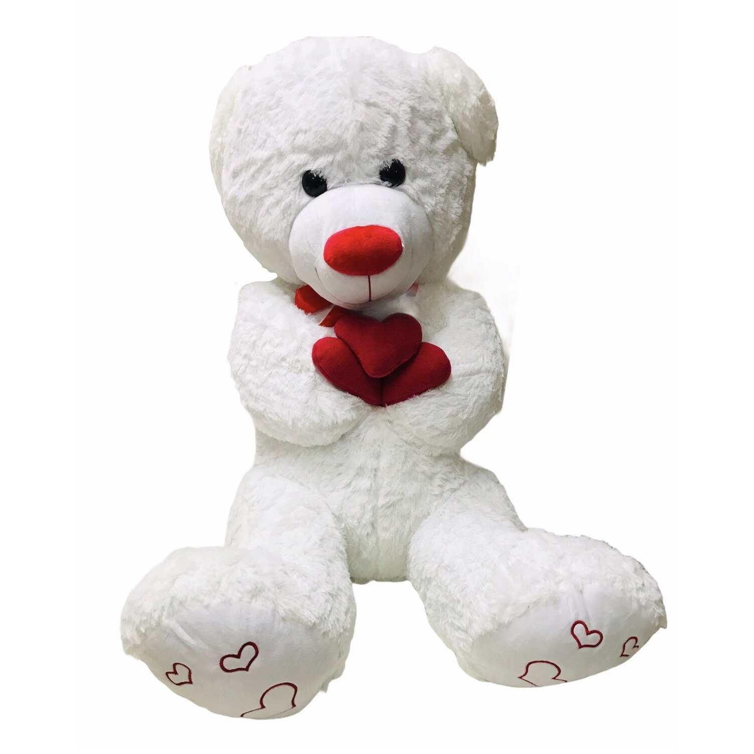 Urs de plus,100cm,alb,halley