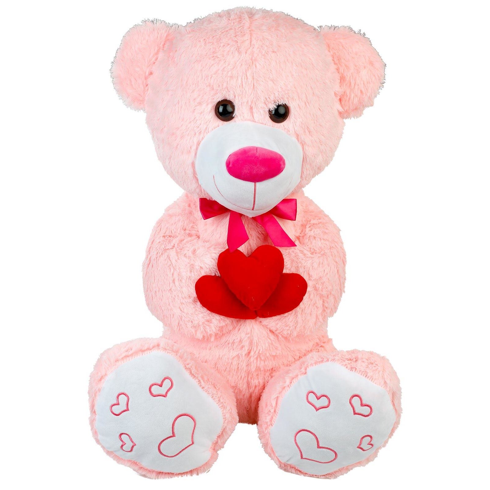 Urs de plus,100cm,roz,halley
