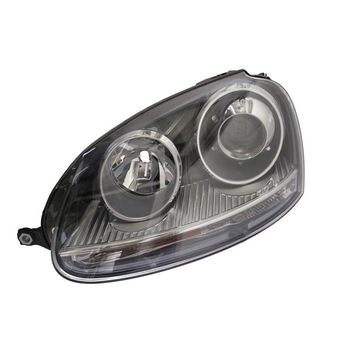 Far stanga negru,electric VW Golf V/VW Jetta III 2003-2010,cu motor electric,bec H7/D2S fara unitate de control Far stanga negru,electric VW Golf V/VW Jetta III 2003-2010,cu motor electric,bec H7/D2S fara unitate de control