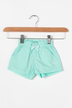 United Colors of Benetton, Pantaloni scurti cu snur, Verde menta United Colors of Benetton, Pantaloni scurti cu snur, Verde menta