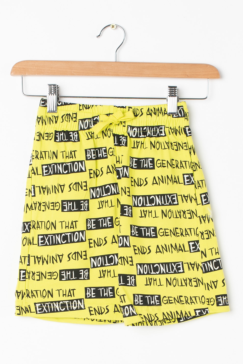 United Colors of Benetton, Pantaloni scurti din jerseu cu diverse modele, Galben/Negru