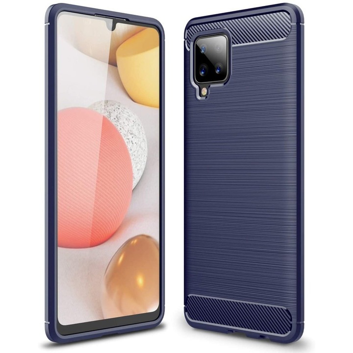 Кейс за Samsung Galaxy A42 5G TPU carbon navy