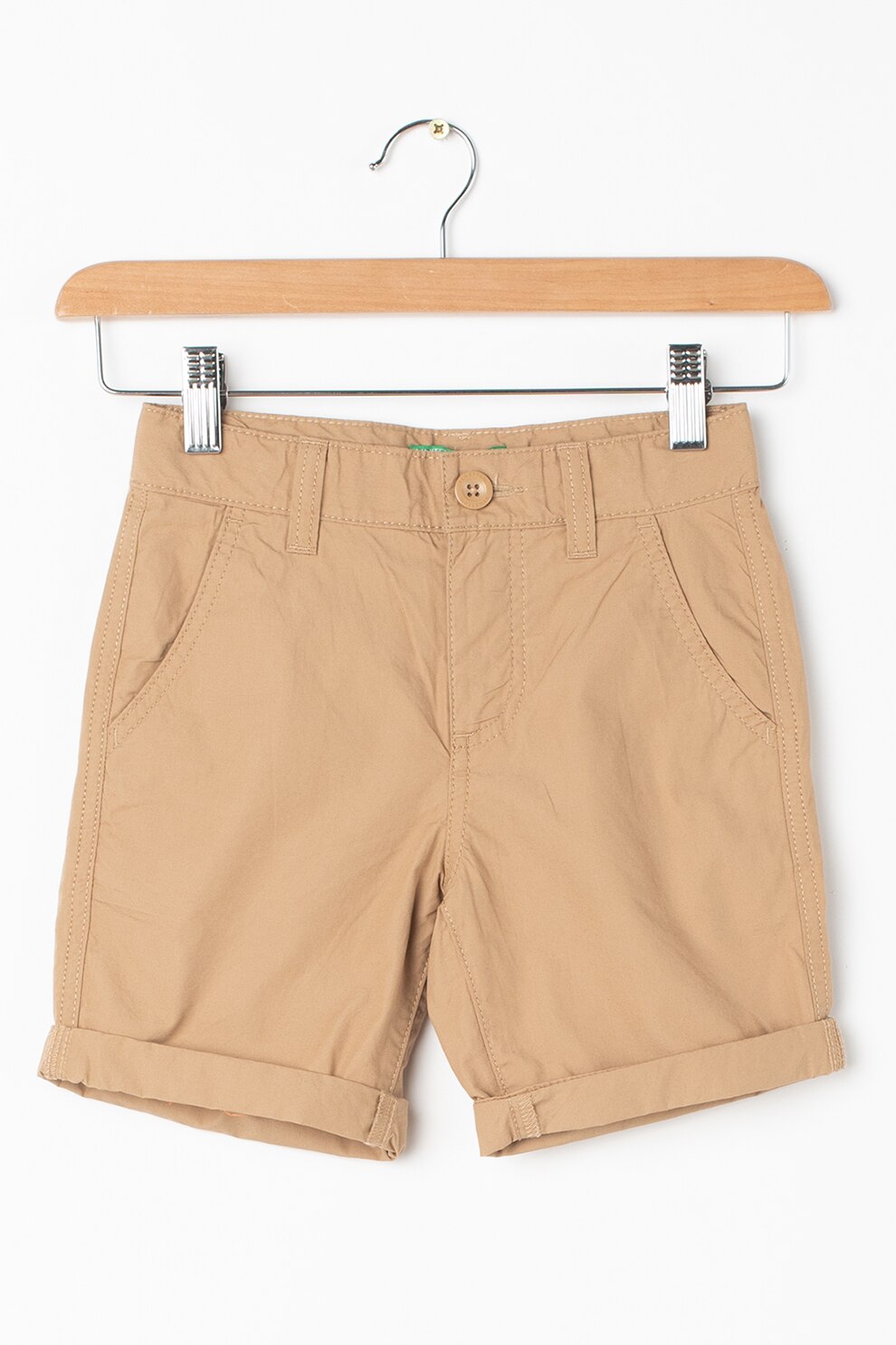 United Colors of Benetton, Pantaloni scurti cu terminatii rasucite, Cafeniu