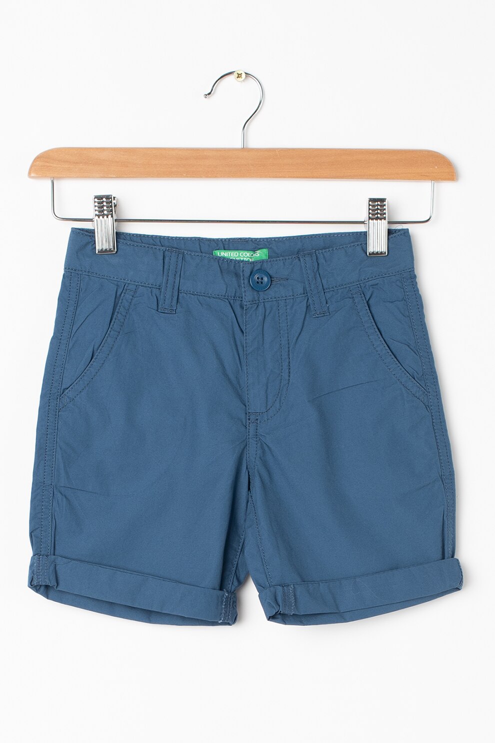 United Colors of Benetton, Pantaloni scurti cu terminatii rasucite, Bleumarin