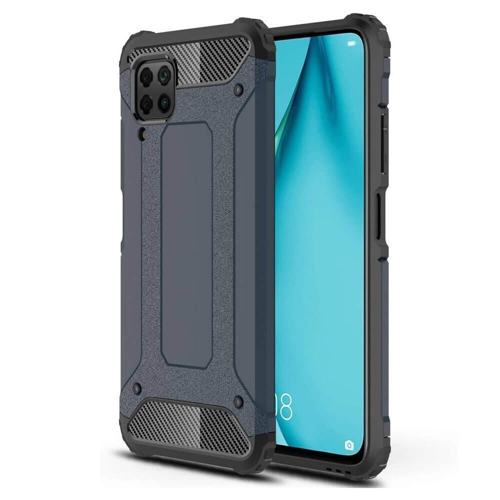 Husa pentru Huawei P40 Lite / Nova 7i / Nova 6 SE, Hybrid Armor Rugged, Albastru