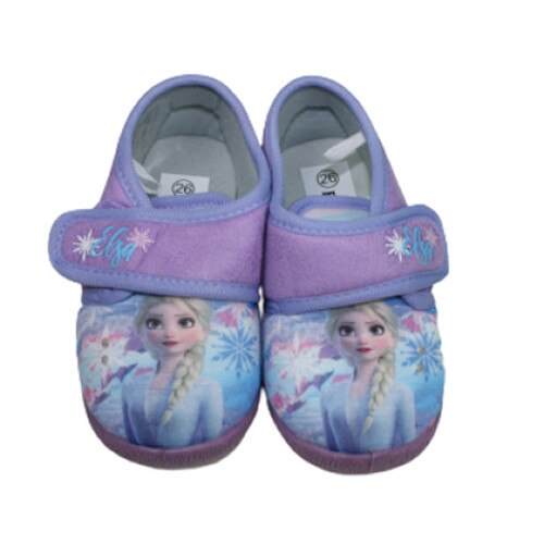 Incaltaminte interior, Frozen, mov cu beculet