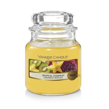 Lumanare Parfumata Borcan Mic Tropical Starfruit, Yankee Candle Lumanare Parfumata Borcan Mic Tropical Starfruit, Yankee Candle
