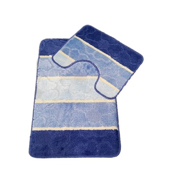 Set 2 Covorase baie Royal Albastru , 50x80/50x40 MULTI/SANTA Set 2 Covorase baie Royal Albastru , 50x80/50x40 MULTI/SANTA