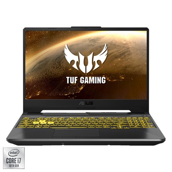 Laptop Gaming ASUS TUF F15 FX506LH cu procesor Intel® Core™ i7-10870H pana la 5.00 GHz, 15.6 Laptop Gaming ASUS TUF F15 FX506LH cu procesor Intel® Core™ i7-10870H pana la 5.00 GHz, 15.6