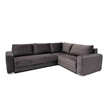 Coltar extensibil Giovanni, colt dreapta, gri-petrol, 278x218x76 cm Coltar extensibil Giovanni, colt dreapta, gri-petrol, 278x218x76 cm
