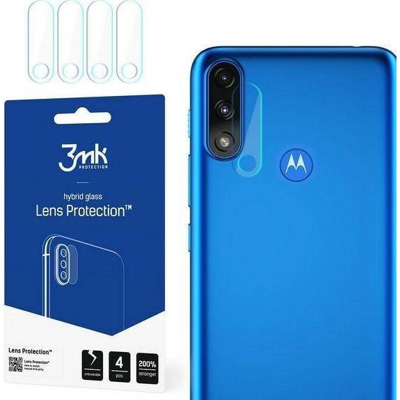 Set 4 X Folie Sticla Nano Glass 3mk Pentru Camera, Compatibila Cu Motorola Moto E7 Power, Transparenta
