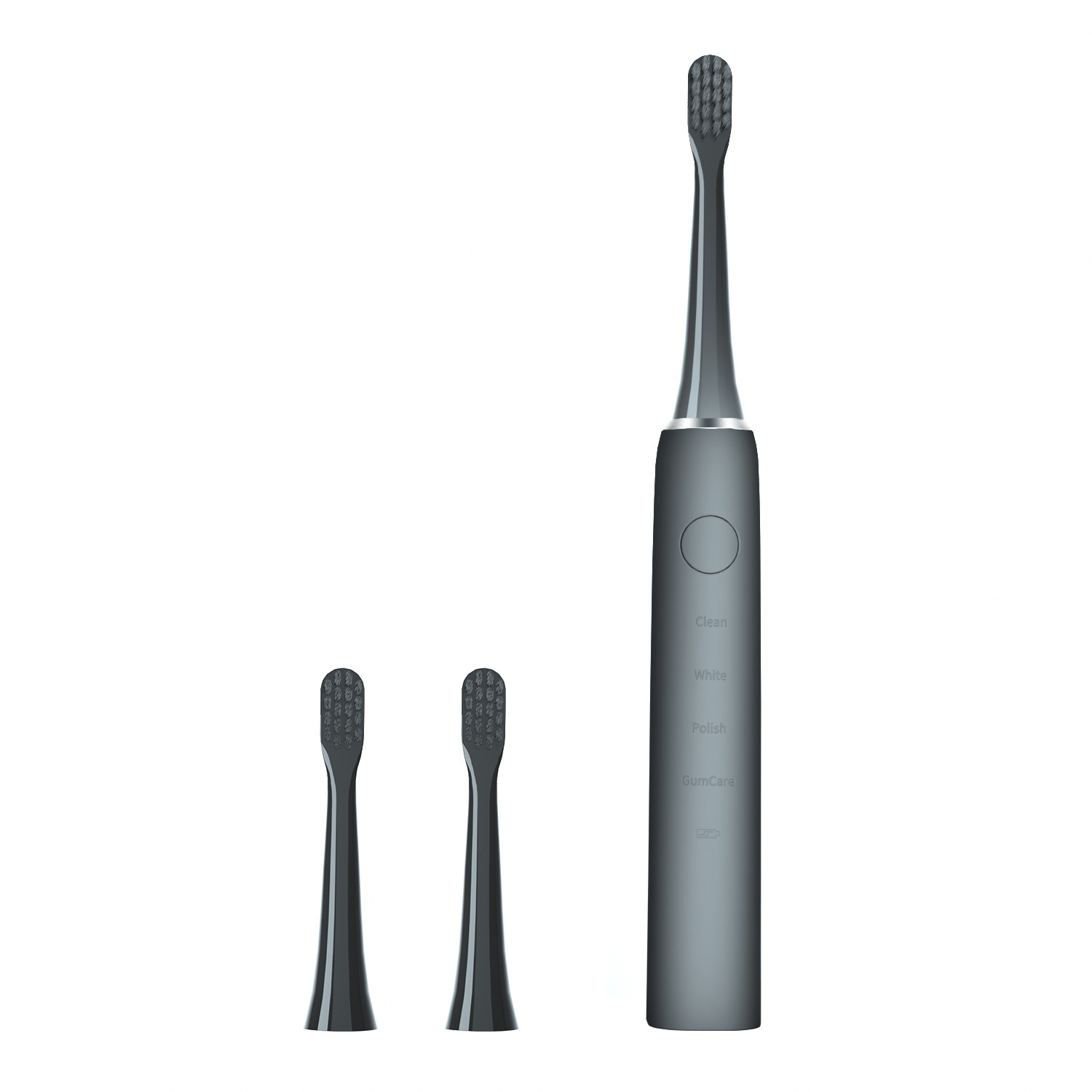 Periuta de dinti electrica Sonica H2, 28000 vibratii, 4 programe, 2 capete rezerva DuPont - Neagra